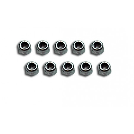 Visserie Ecrous Nylstop Inox M2.5 (10 pièces)