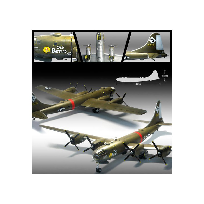 Maquette d'avion en plastique USAAF B-29A