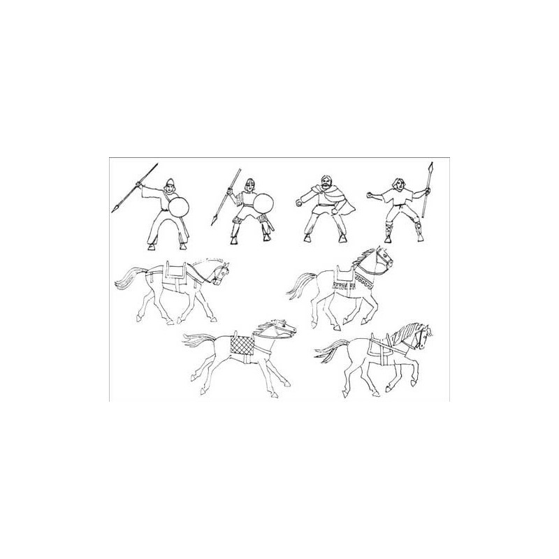 Figurine EL CID SPANISHCAVALRY1/72