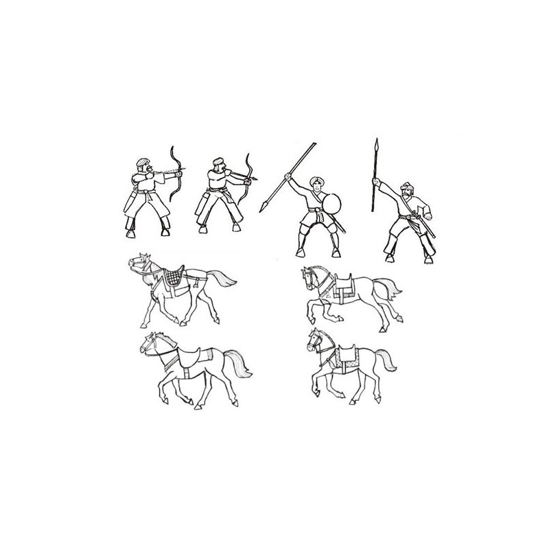 Figurine Cavalerie Légère Andalouse1/72