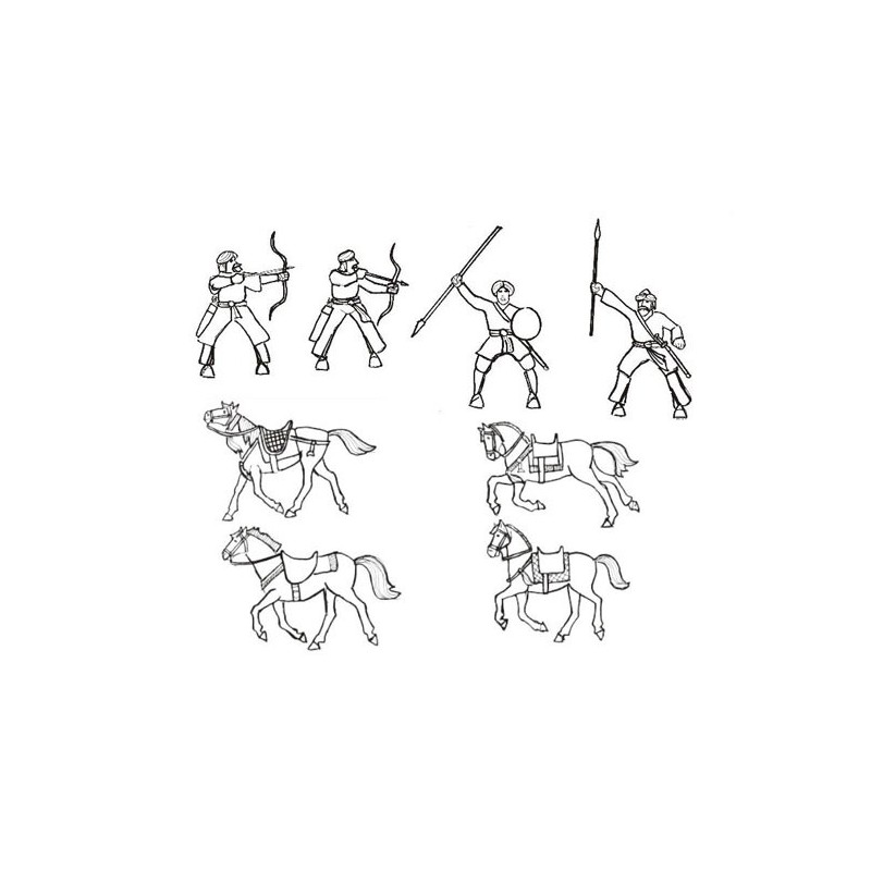 Figurine Cavalerie Légère Andalouse1/72