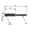 Accessoire embarqué Embouts M2 à souder (8 pcs)