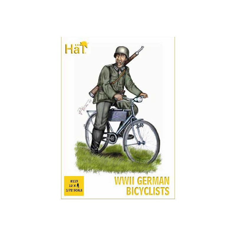 Figurine CYCLISTES ALLEMANDS WWII 1/72