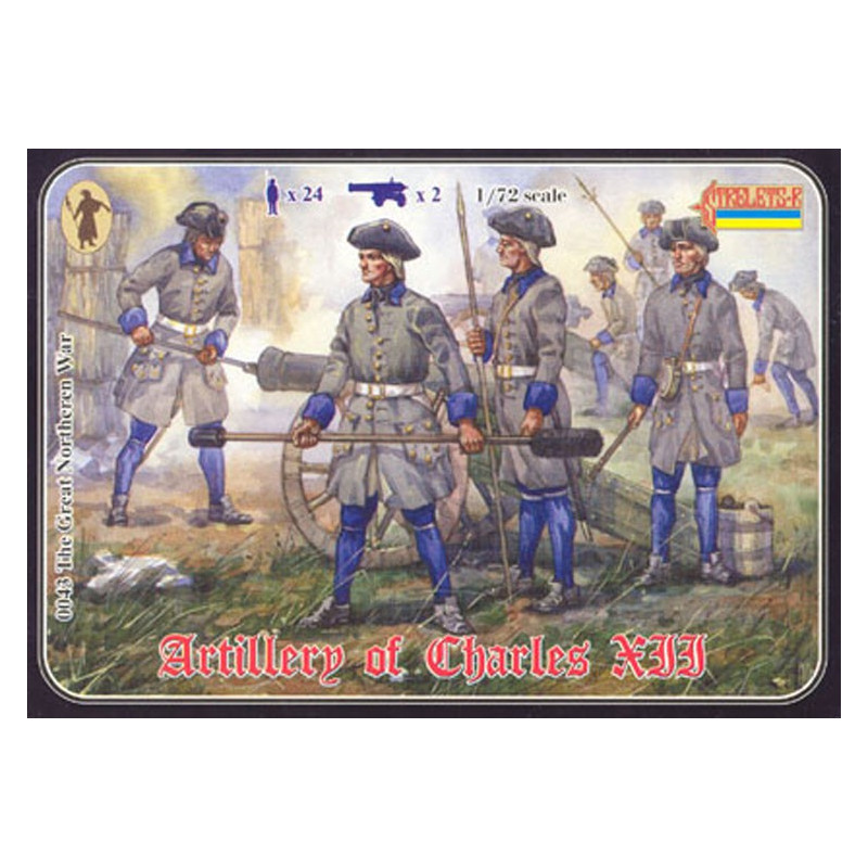 Figurine Artillerie de Charles XII