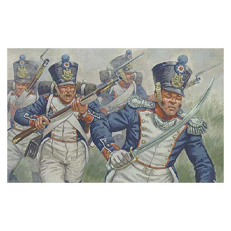 Figurine INFANT FRANCAISE WATERLOO 1/72