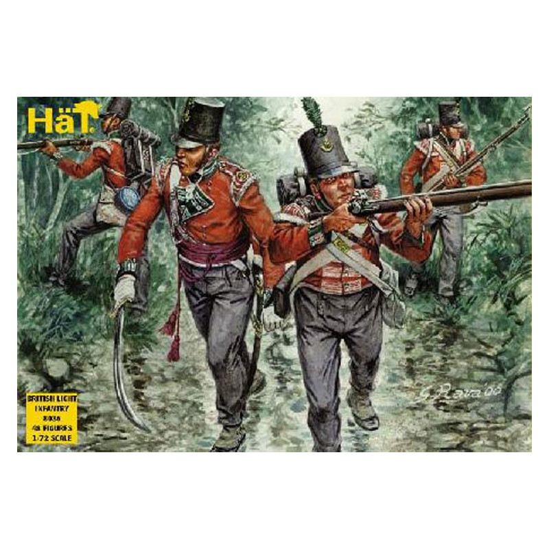 Figurine INF. LEGERE BRITAN. NAPO. 1/72