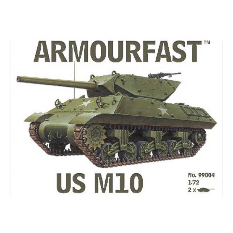 Maquette de Char en plastique US M10 TANK DESTROYER 1/72