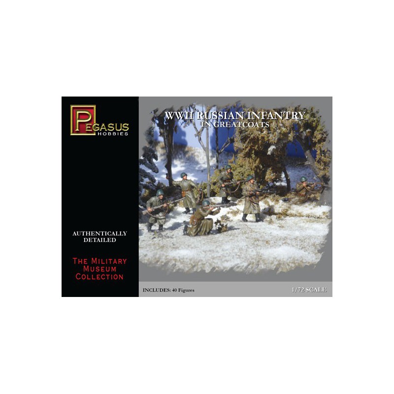 Figurine Infanterie Russe en Greatcoats 1/72