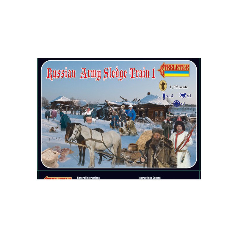 Figurine Attelage Russe N°1 1/72