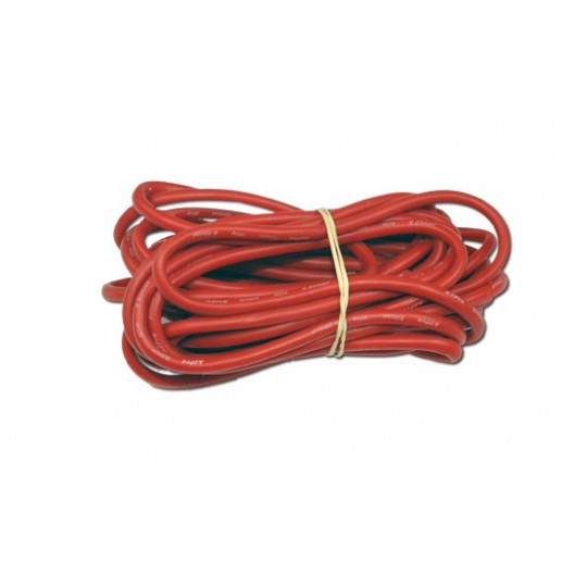Chargeur pour accu pour appareil radiocommandé Fil silicone AWG9 6.63mm2 Rouge Longueur 5m
