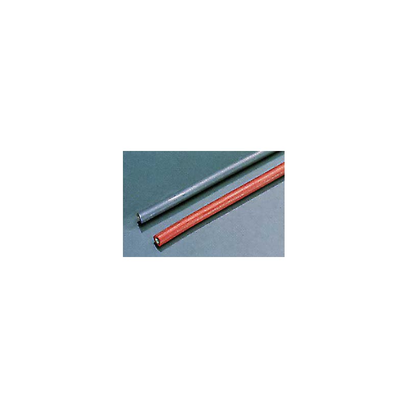 Accessoire embarqué FILS SILICONE 4mm - ROUGE / NOIR