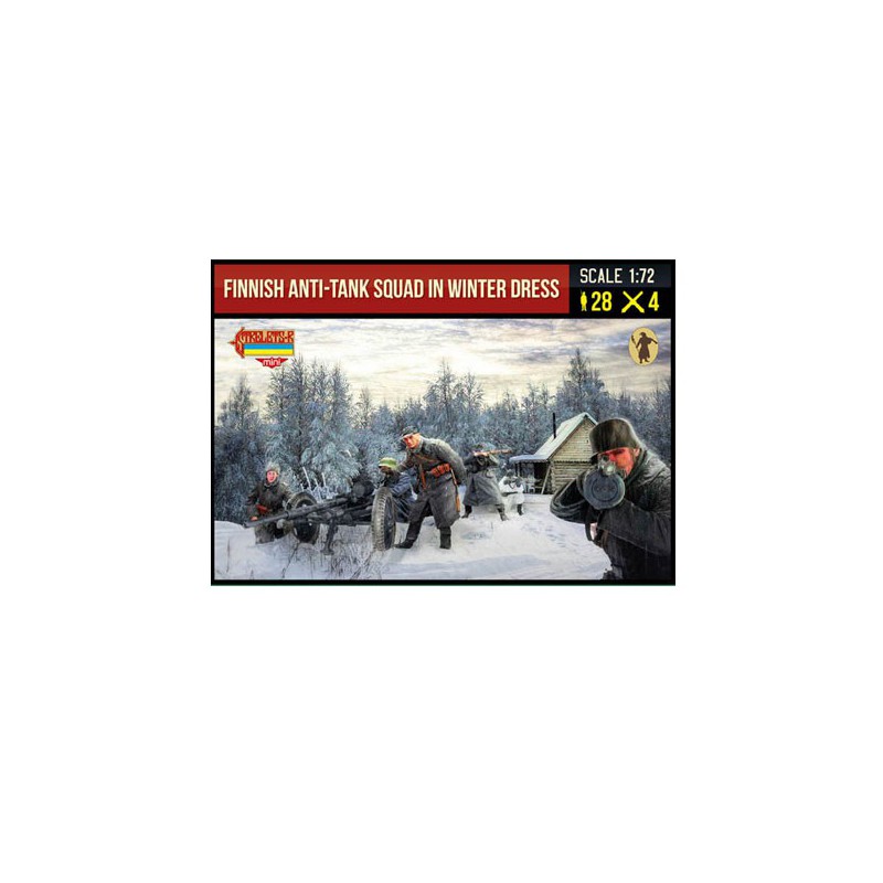 Figurine Finnish Anti-Tank Squad Winter 1/72