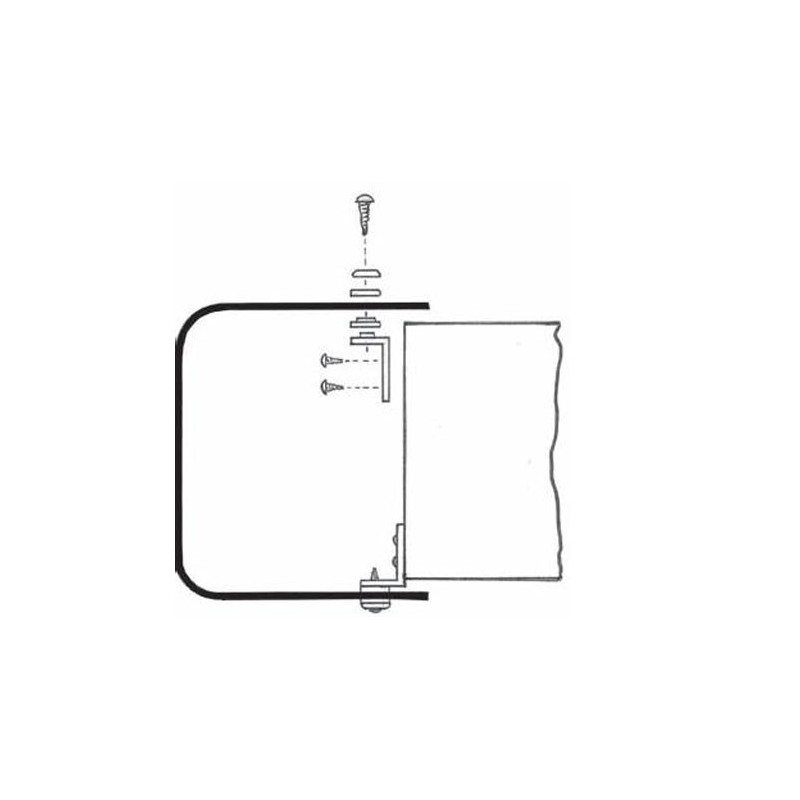 Accessoire embarqué FIXATION DE CAPOT MOTEUR 15cc et Plus