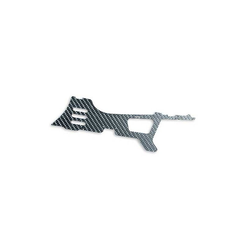Accessoire pour hélicoptère radiocommandé FLANC INF DROIT CARBONE