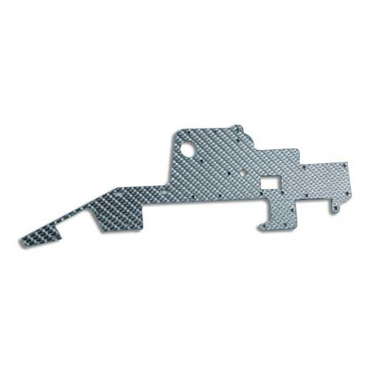 Accessoire pour hélicoptère radiocommandé FLANC SUP GAUCHE CARBONE