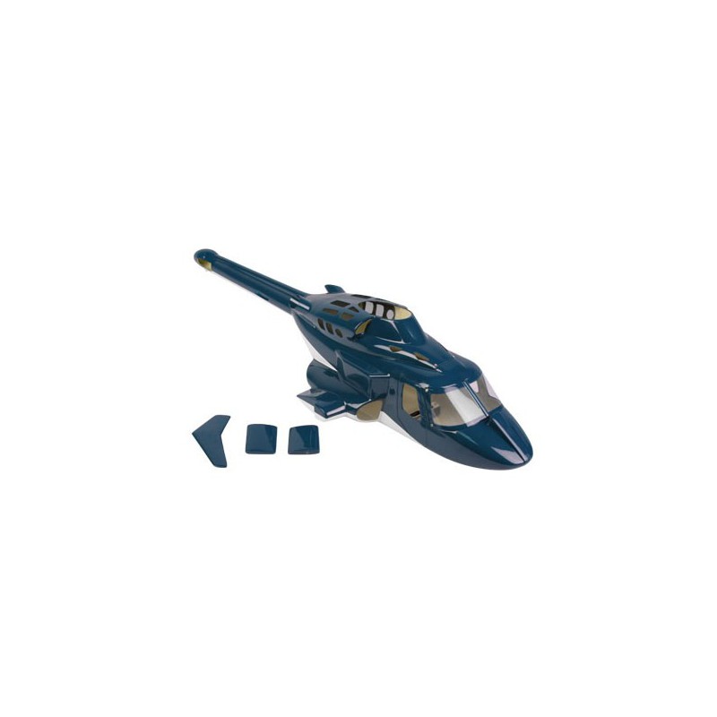 Accessoire pour hélicoptère radiocommandé FUSELAGE BELL 222 FIBRE