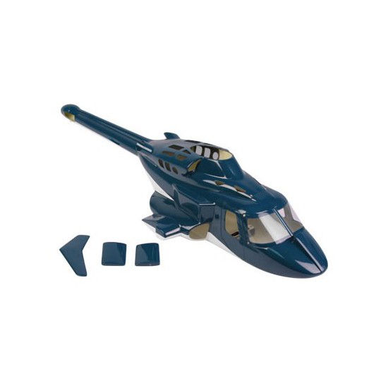 Accessoire pour hélicoptère radiocommandé FUSELAGE BELL 222 FIBRE