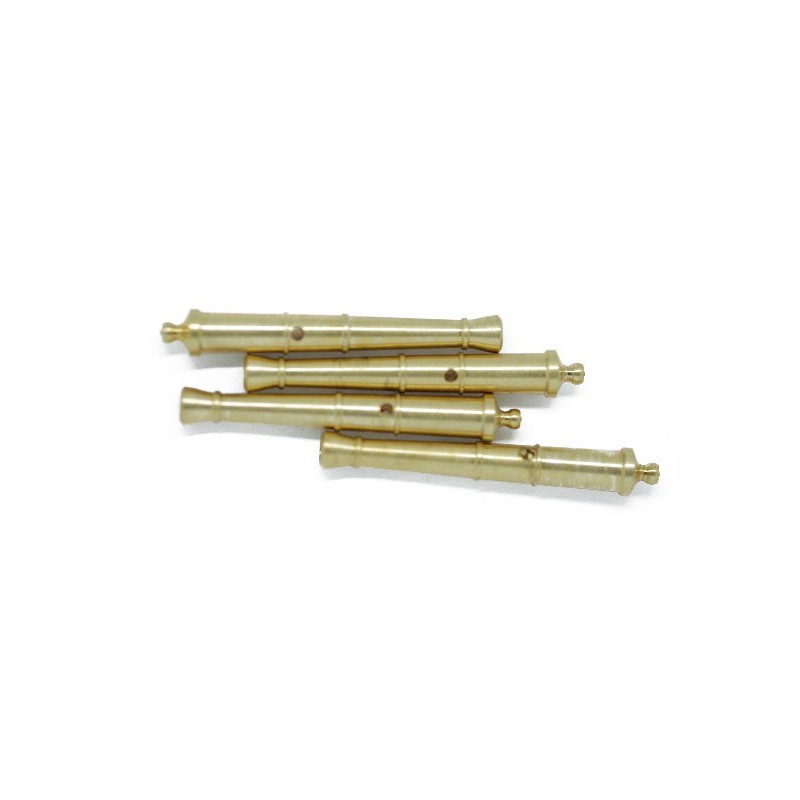 Accastillage de bateau Futs de canon en laiton 6x40mm (4pcs)