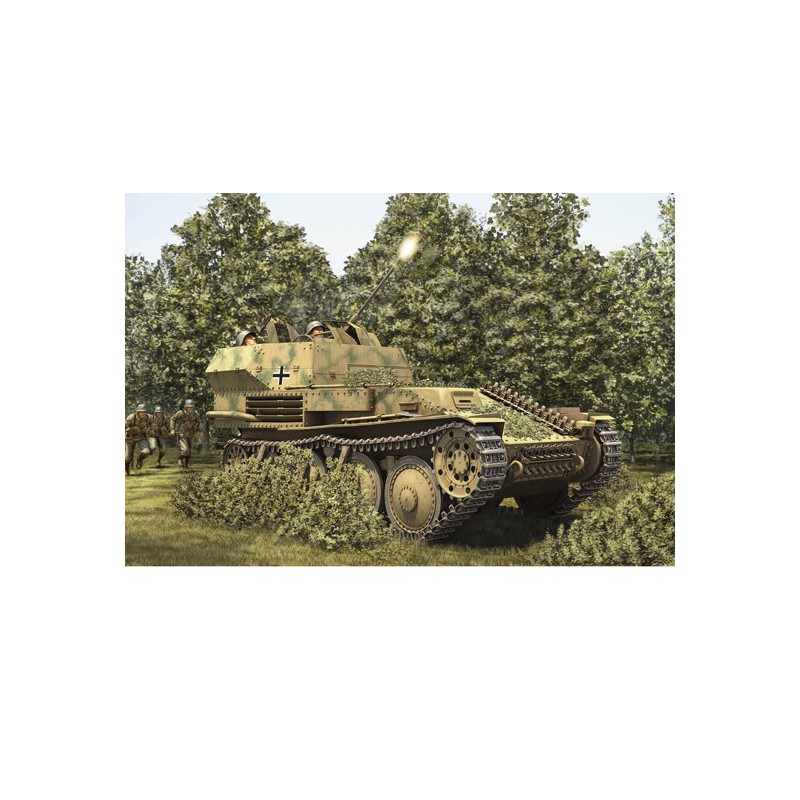 Maquette de Char en plastique Flak 38 Pz.Kpfw .38 (t) 1/35