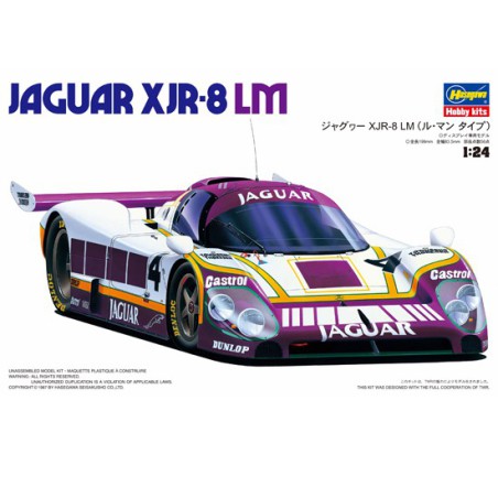 Maquette de voiture en plastique JAGUAR XJR-8 LM 1/24