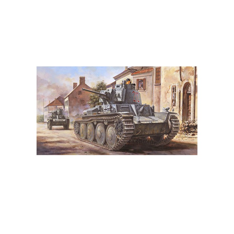 Maquette de Char en plastique German Panzer Kpfw.38(t) Ausf.B 1/35