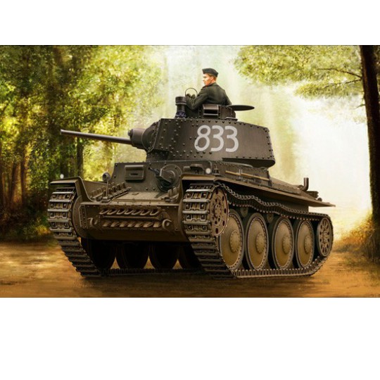 Maquette de Char en plastique Panzer Kpfw.38(t) Ausf.E/F 1/35