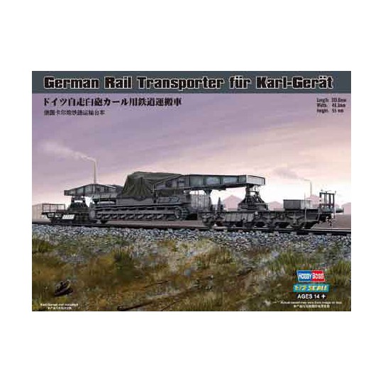 Maquette de train en plastique GERMAN RAILWAY CARRIER 1/72