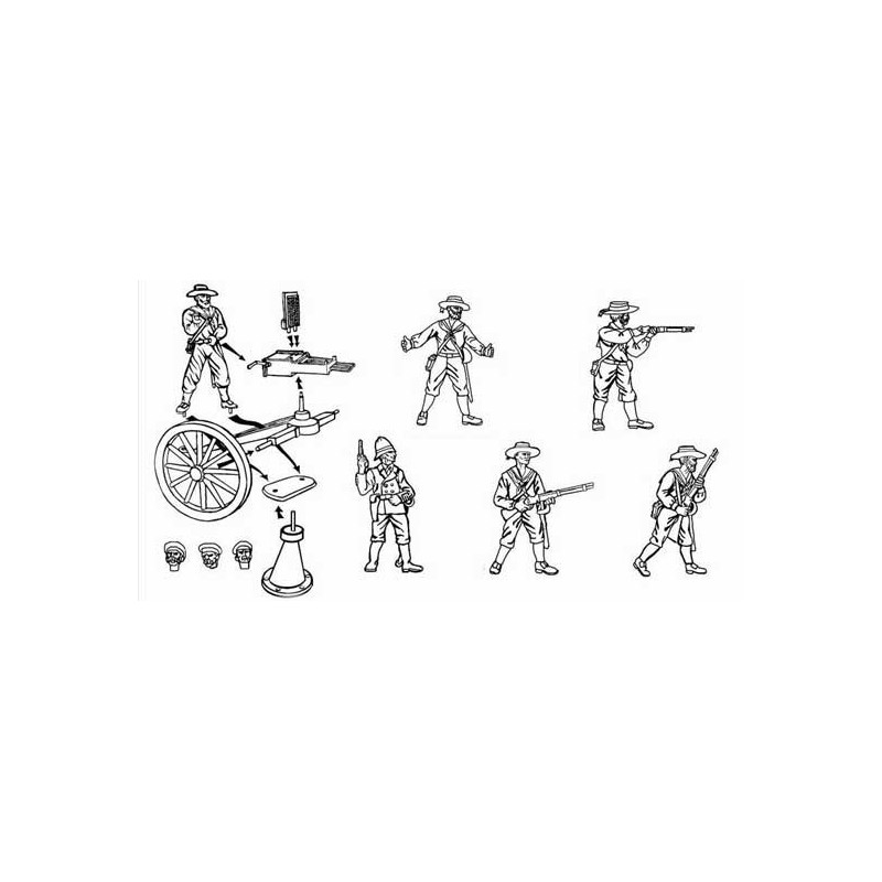 Figurine GARDNER GUN 1/72