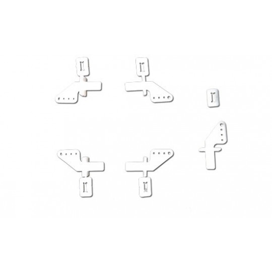 Accessoire embarqué Guignols profilés 19mm + clips (5 pcs)