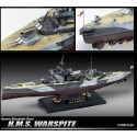 Maquette de Bateau en plastique H.M.S. WARSPITE QUEEN ELIZABET
