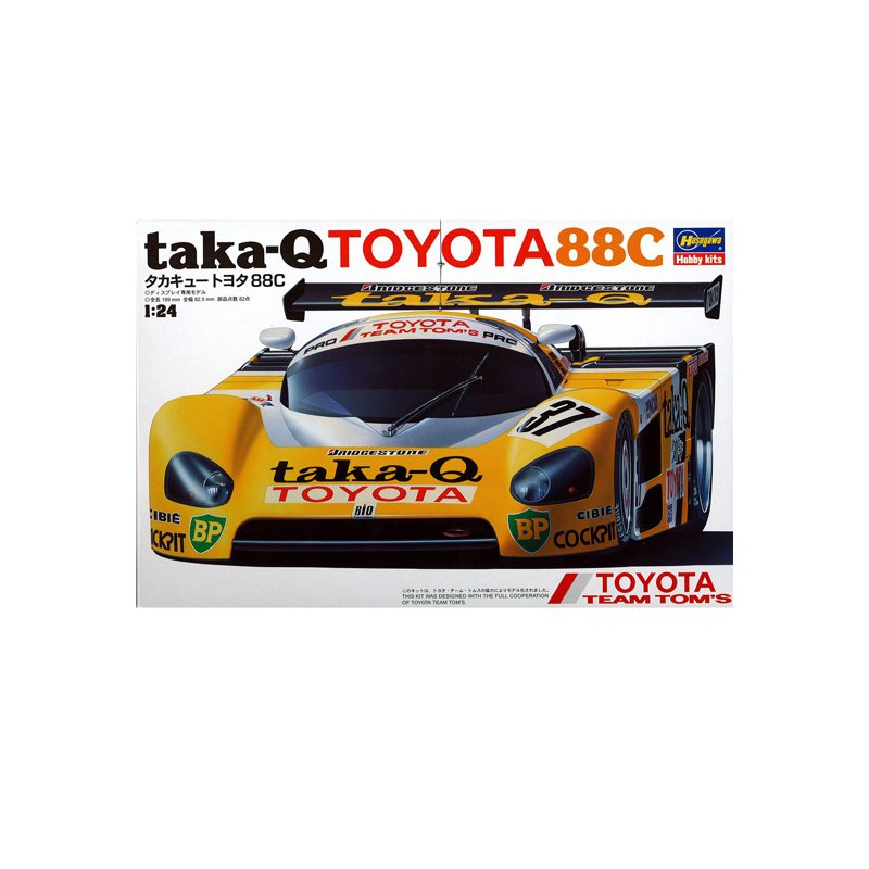 Maquette de voiture en plastique TAKA-Q TOYOTA 88C 1/24