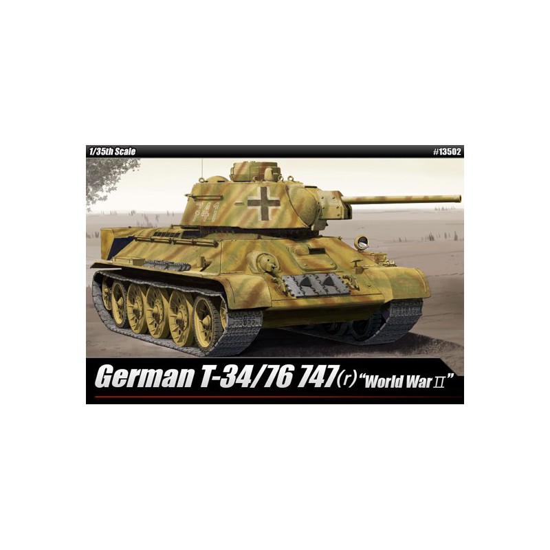 Maquette de Char en plastique German T-34/76 747r 1/35