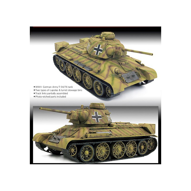 Maquette de Char en plastique German T-34/76 747r 1/35