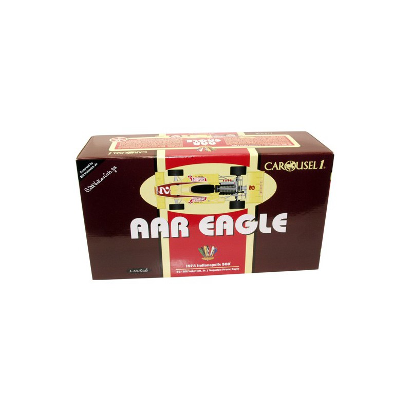 Voiture miniature Die Cast au1/18 INDY EAGLE 1973 1/18