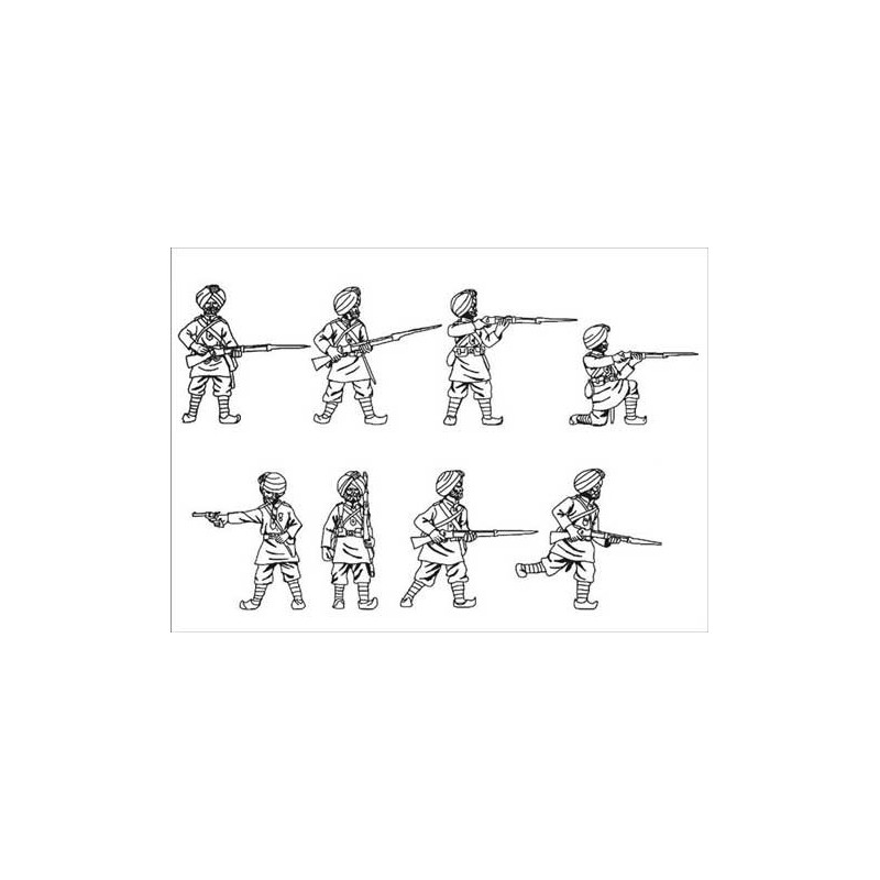 Figurine INFANTERIE INDIENNE COLONIALE