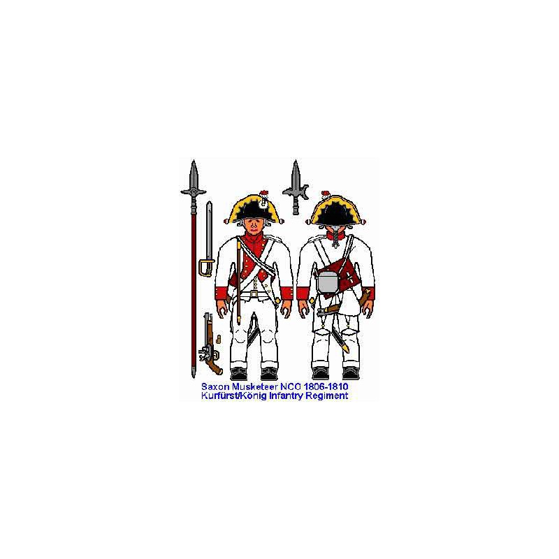 Figurine INFANTERIE SAXONNE 1806 1/72
