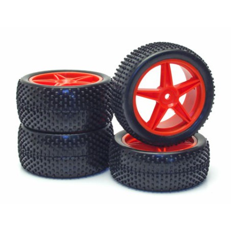 Accessoires pour voiture radiocommandée 4 Roues Buggy Rouge Picots1/10