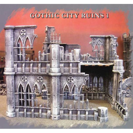 Maquette Wargamming RUINES GOTHIQUES 1/48