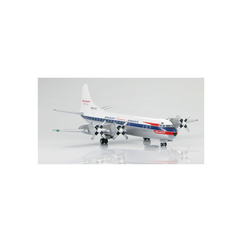 Miniature d'avion Die Cast au 1/200 L-188 Electra1/200