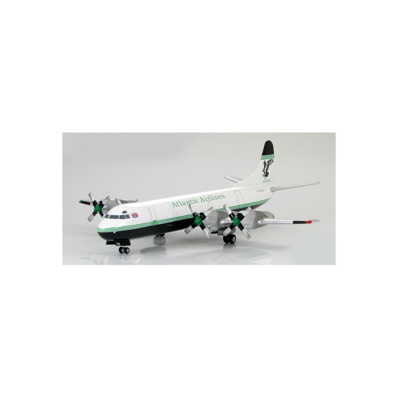Miniature d'avion Die Cast au 1/200 L-188 Electra Atlantic Airline
