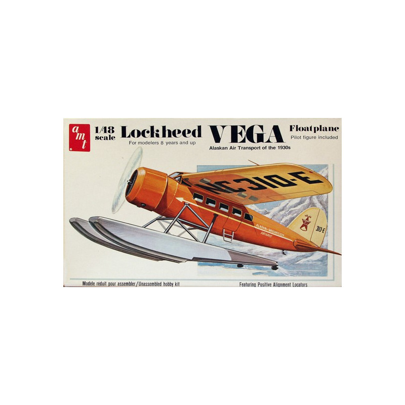 Maquette d'avion en plastique Lockheed Vega 1/48