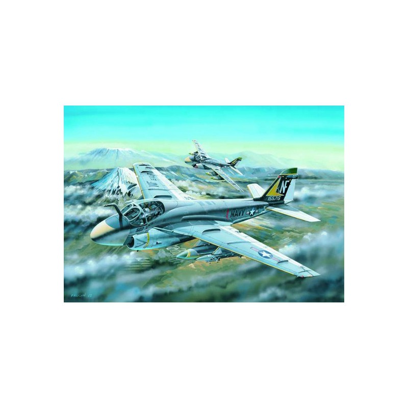 Maquette d'avion en plastique A-6A Intruder 1/48