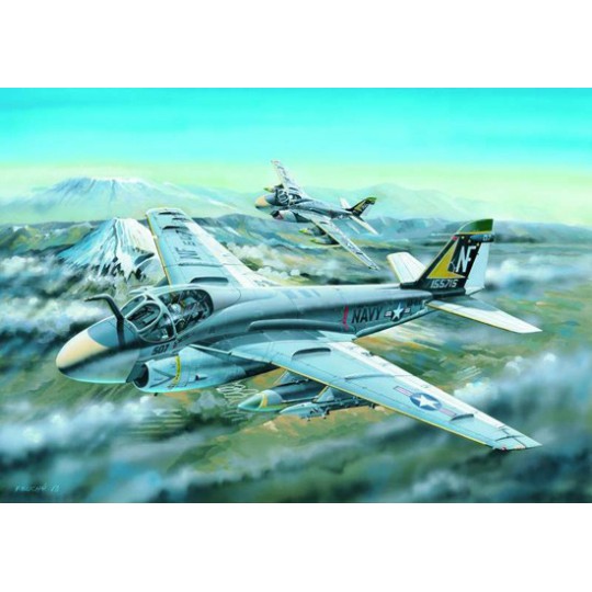 Maquette d'avion en plastique A-6A Intruder 1/48