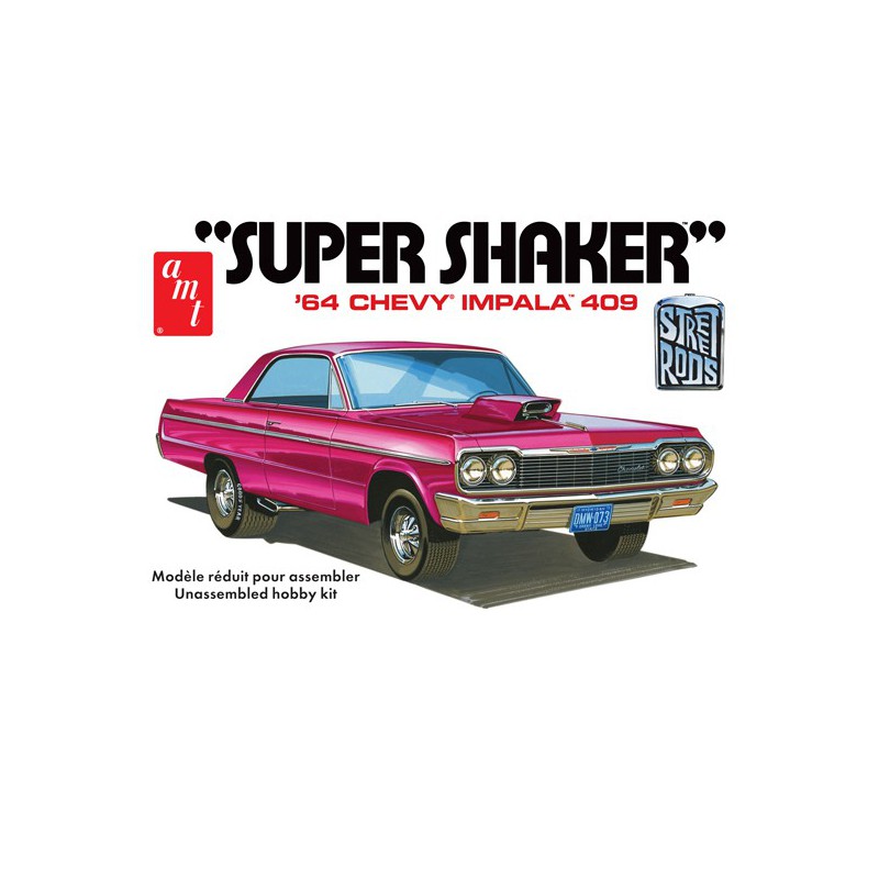 Maquette de voiture en plastique Chevy Impala 1964 1/25