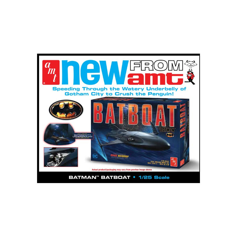 Maquette plastique de série TV Batman Bat Boat 1/25