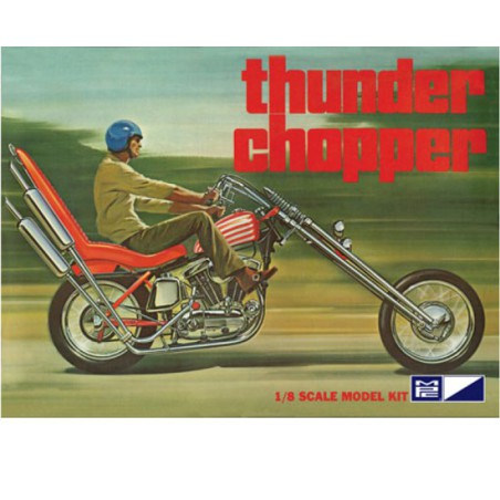 Maquette de moto en plastique Thunder Chopper Bike 1/8