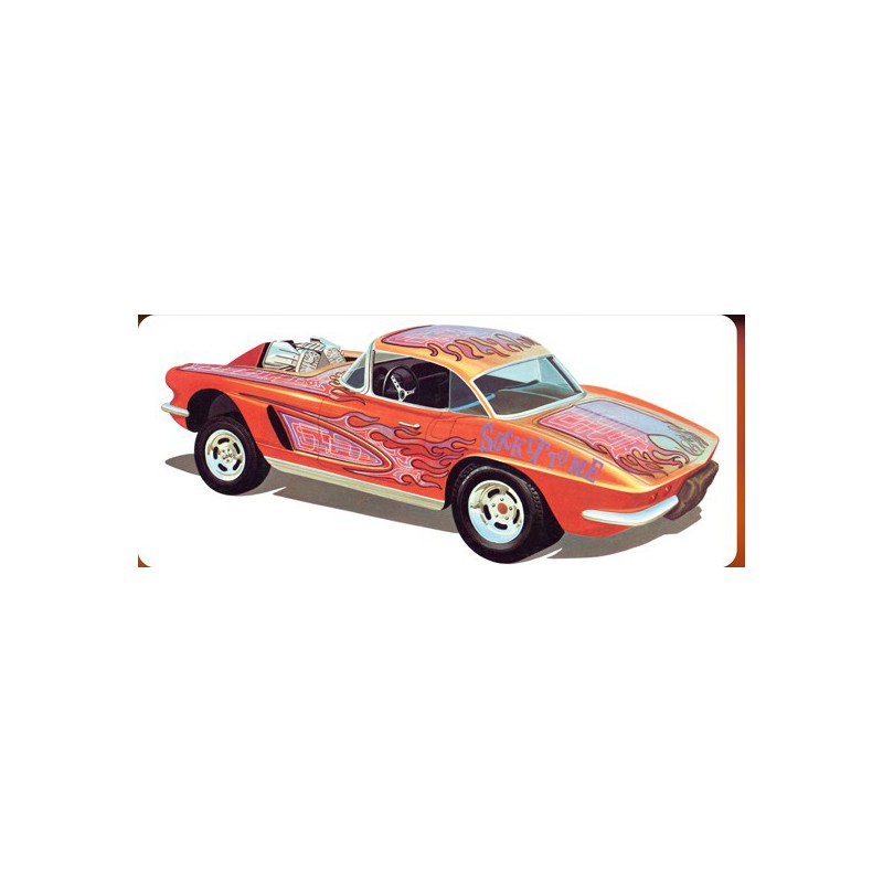 Maquette de voiture en plastique Corvette 1962 1/25