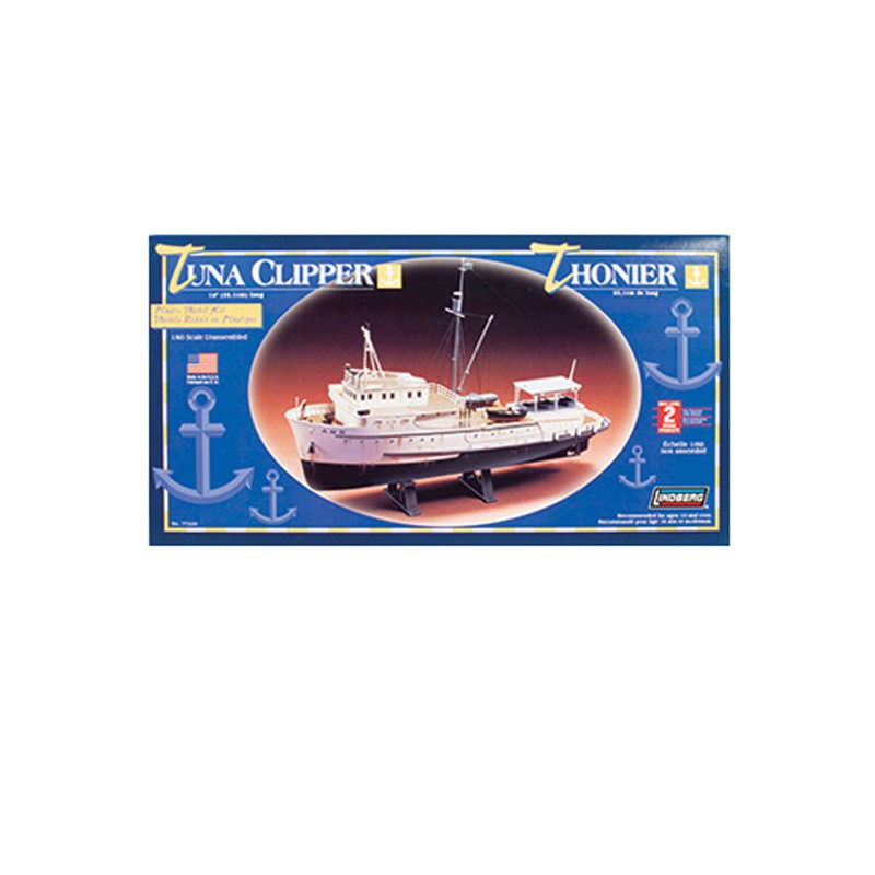 Maquette de Bateau en plastique Tuna Clipper 1/600