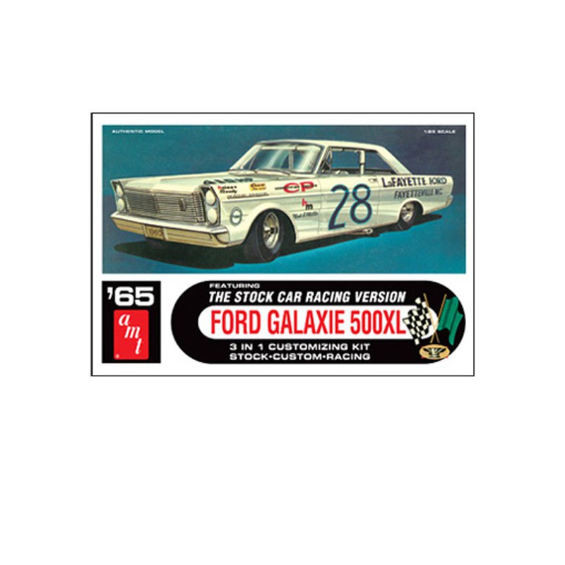 Maquette de voiture en plastique Ford Galaxie Stock Car 1/25