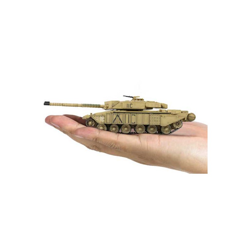 Char radiocommandé au 1/72 MBT Challenger Desert R/C 1/72